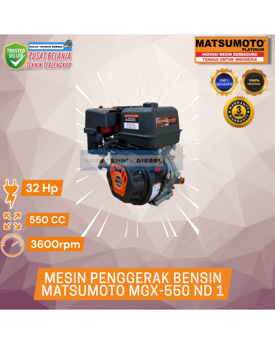 Gasoline Engine Mesin Penggerak Bensin Matsumoto MGX550 ND 1